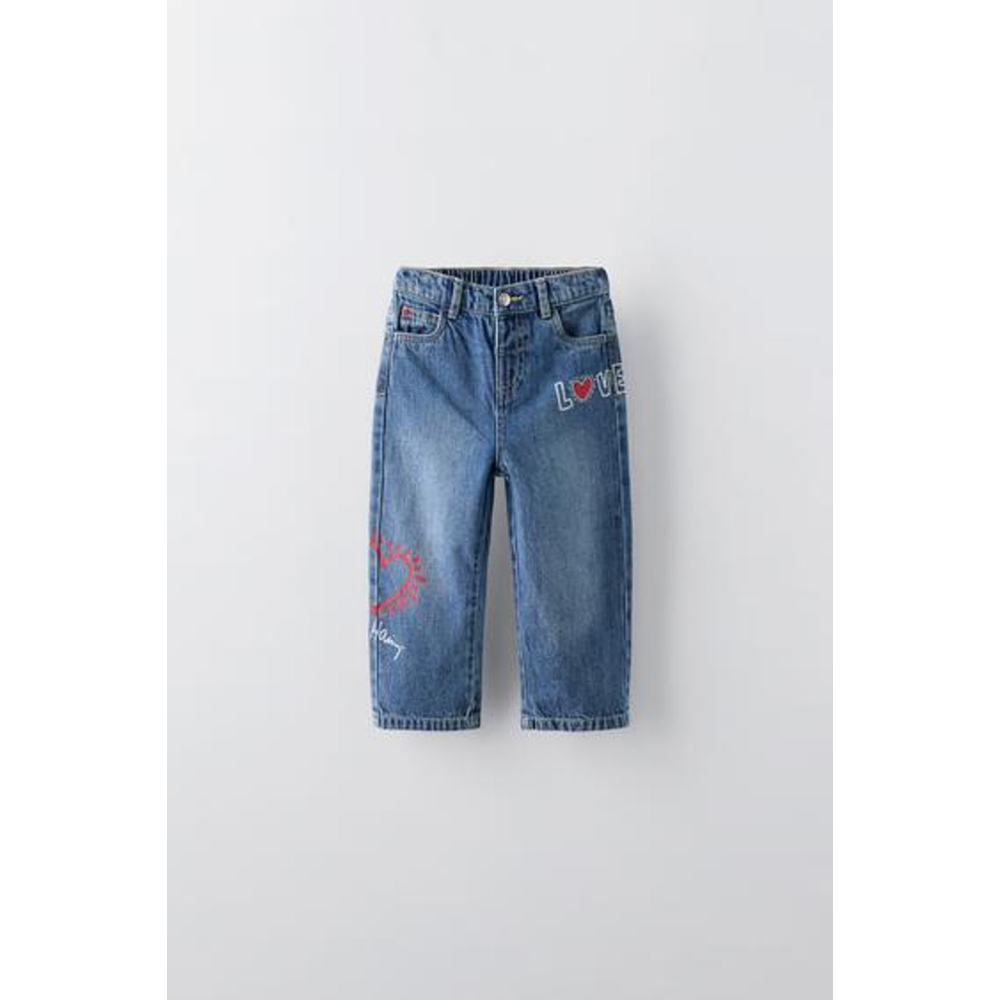 Zara x Keith Haring Denim Set Size 3 - Picture 3 of 7